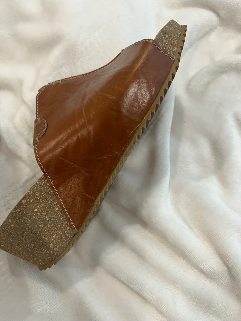 Josef Seibel Meike Brown Leather Slides